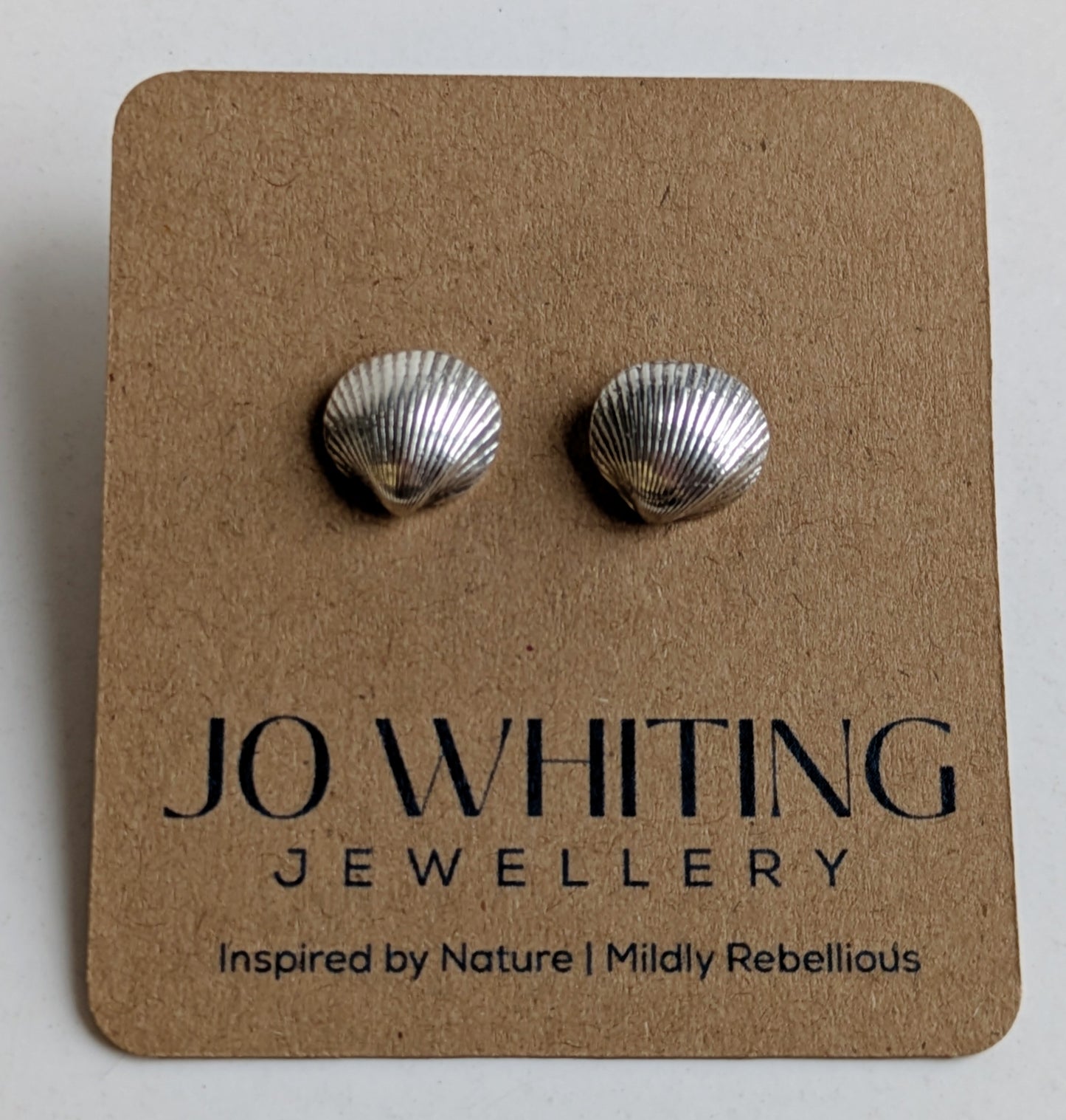 Silver Shell Studs