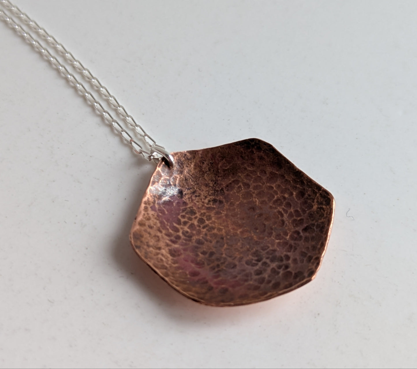 Copper Hexagon Pendant