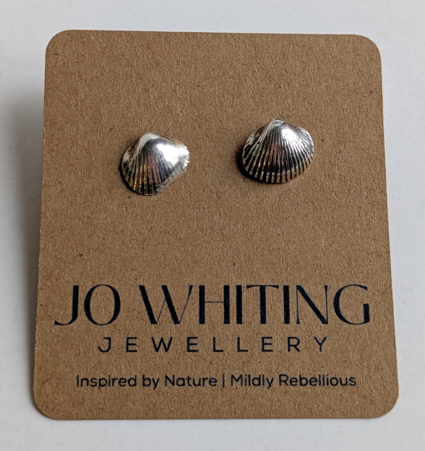 Silver Shell Studs