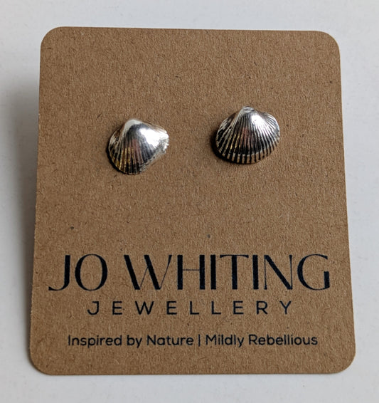 Silver Shell Studs
